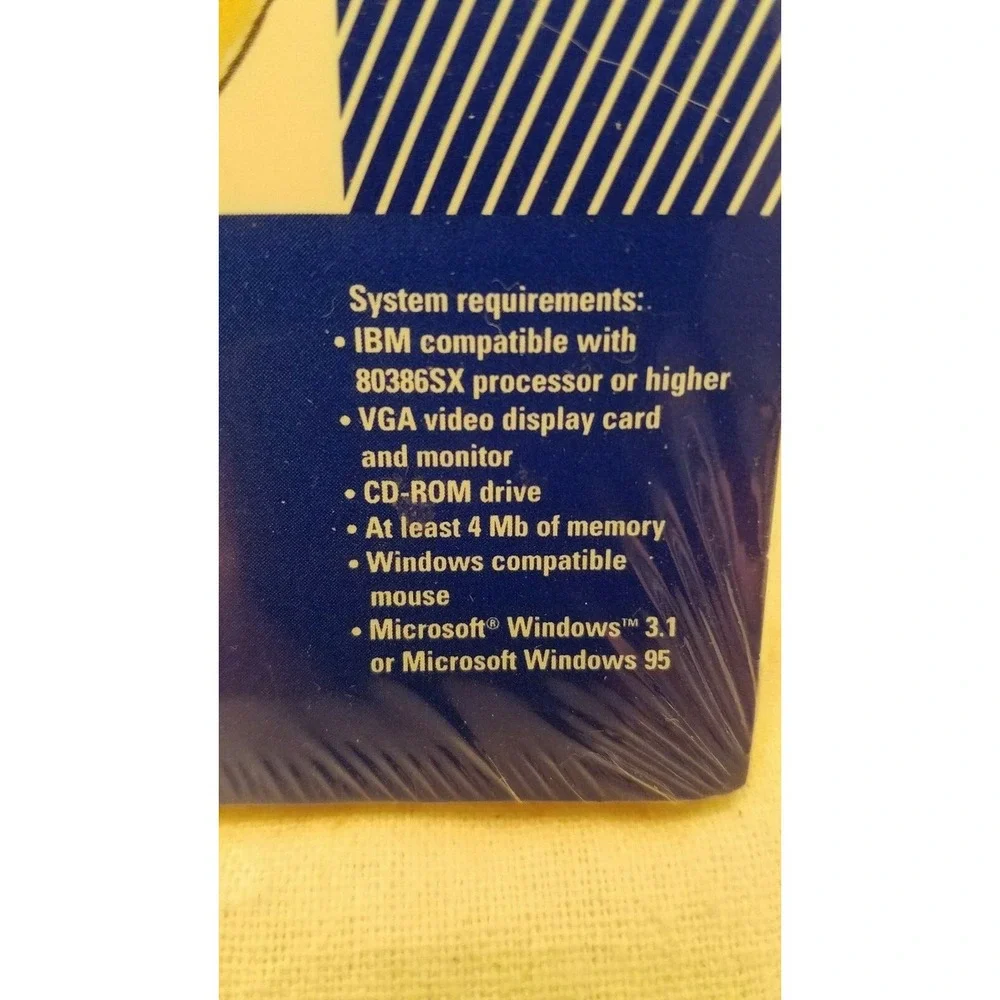 HP Print Shop Deluxe Vtg Windows 3.1 - Windows 95 CD ROM Broderbund Software NOS